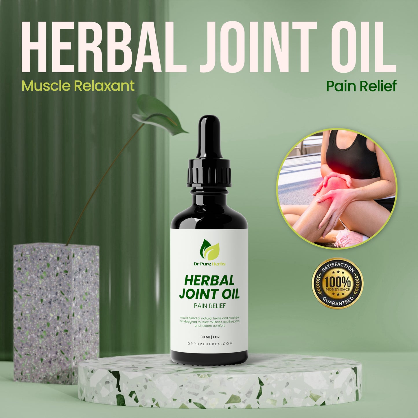 Herbal Joint Oil - Muscle Relaxant